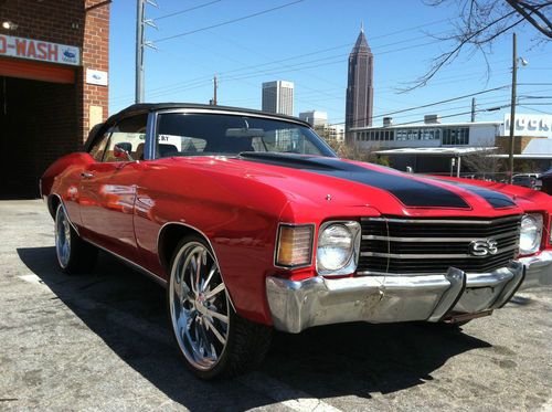 1972 chevorlet chevelle ss clone 396 engine 700r4 perfect car