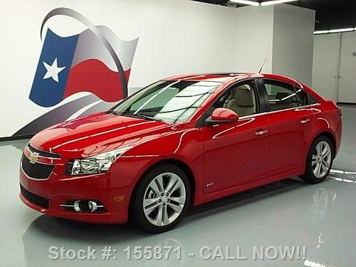 2013 chevy cruze ltz rs sunroof rear cam htd leather 2k texas direct auto