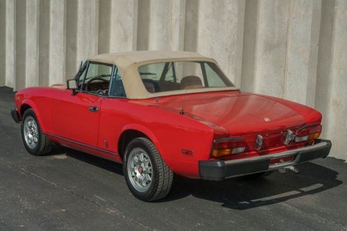 1982 fiat spider 2000 2dr convertible