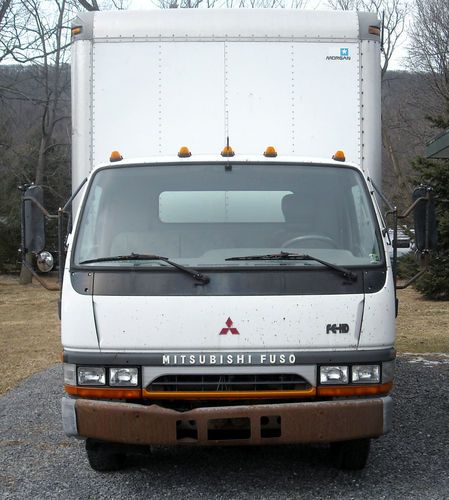 1997 mitsubishi fuso cab over box truck