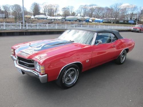 1971 chevelle ss454 conv. 4 speed a/c
