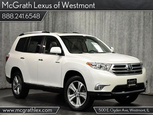 2012 highlander 4wd fully equiped nav backup cam like new