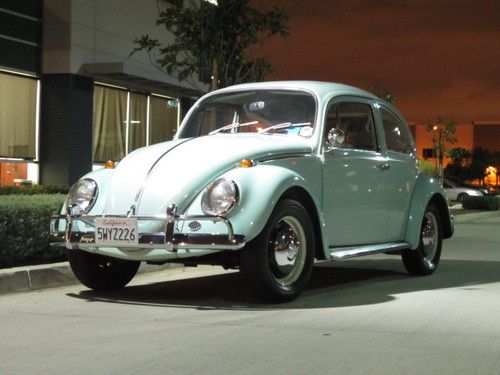 1966 vw sunroof beetle 26k original miles !!