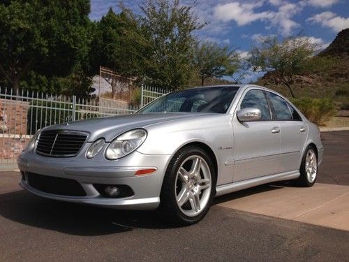 2006 mercedes e55 amg 475hp supercharged*loaded*2 ownr*clean read!jdlr