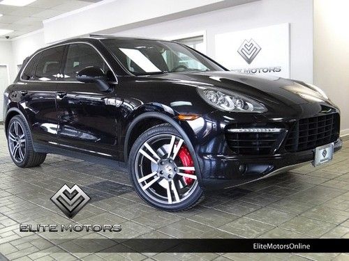 2011 porsche cayenne trubo entry drive turbo wheels 1-owner