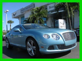 12 aquamarine turbo w12 awd coupe *heated &amp; ventilated massage seats *low miles