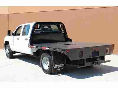 2011 Chevy 3500 HD Dually Crew 3500HD ~ 9 Foot Flatbed ~ 2WD Allison 6.6L Diesel, US $18,755.00, image 12