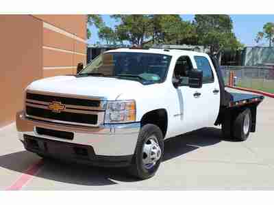 2011 Chevy 3500 HD Dually Crew 3500HD ~ 9 Foot Flatbed ~ 2WD Allison 6.6L Diesel, US $18,755.00, image 15