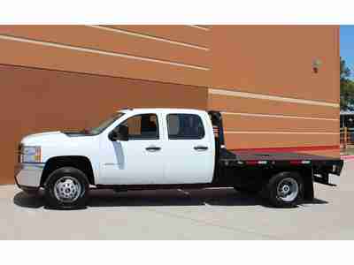 2011 Chevy 3500 HD Dually Crew 3500HD ~ 9 Foot Flatbed ~ 2WD Allison 6.6L Diesel, US $18,755.00, image 18