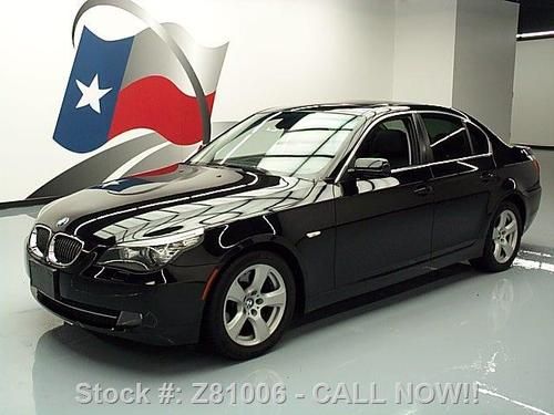 2008 bmw 535i auto sunroof nav htd seats blk on blk 59k texas direct auto