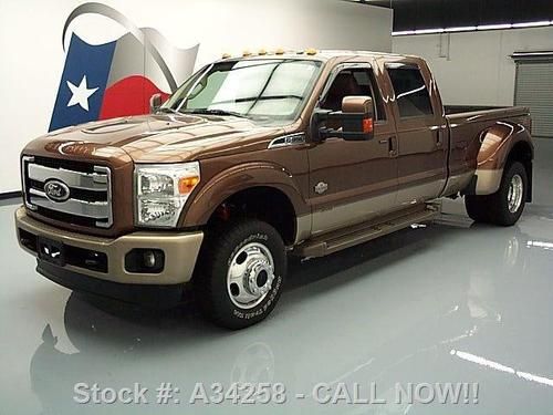 2011 ford f-350 king ranch diesel fx4 4x4 nav rear cam! texas direct auto