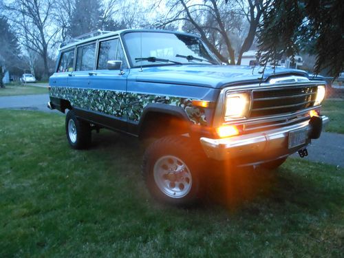 Amc/jeep grand wagoneer limited 4x4 lifted cb radio!!low miles