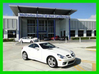 11 slk300, only 1,500miles, cpo 100,000mile warranty, mercedes-benz dealer