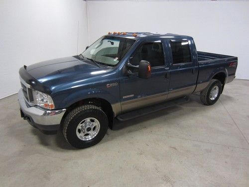 04 ford f250 6.0l turbo diesel automatic 4x4 crew short lariat 2 owner 80 pics