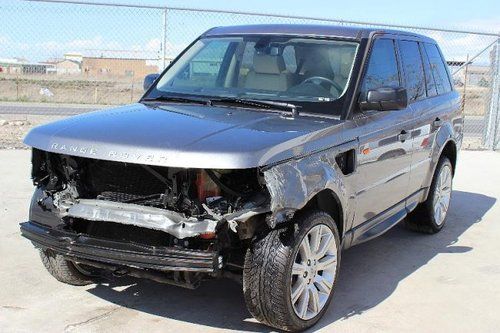 2008 land rover range rover sport hse damaged rebuilder runs! low miles l@@k!!