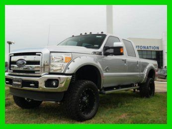 2013 ford f-250 lariat crew 4x4 ultimate pkg 6-in lift pkg