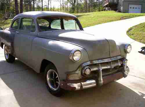 1953 Chevrolet BelAir 2 door sedan roller, garage (not barn) find, image 2