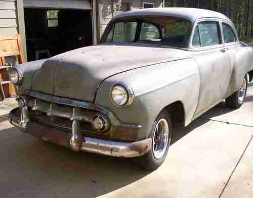 1953 Chevrolet BelAir 2 door sedan roller, garage (not barn) find, image 3