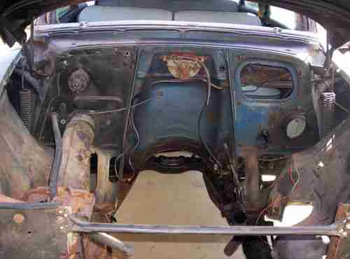 1953 Chevrolet BelAir 2 door sedan roller, garage (not barn) find, image 7