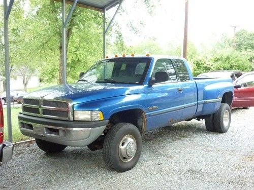 1998 dodge ram 3500 24 valve cummins turbo diesel quad cab 135k miles!! 4x4!