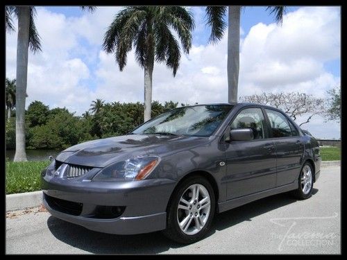 05 lancer ralliart 2.4l engine! clean carfax, twin sport wheels, red/black int!