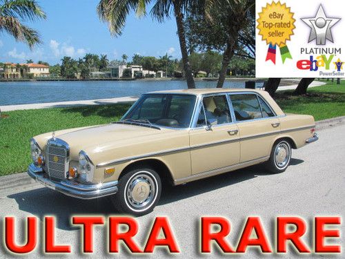 1973 73 mercedes 300sel 4.5 sedan - harvest beige - fully documented - original