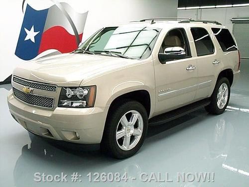 2009 chevy tahoe ltz 4x4 climate leather nav dvd 29k mi texas direct auto