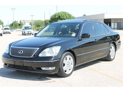 2004 lexus ls 430 sedan the lexus flagship ventilated leather seats sunroof