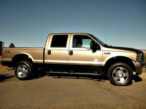 Pristine! 06 f250 lariat 4x4 diesel crewcab remote start moonroof az rust free!