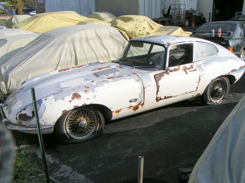 1968 jaguar e type coupe series 1.5 for restoration           not a  2+2!