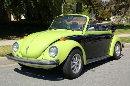 1974 volkswagen beetle cabriolet - custom vw convertible bug