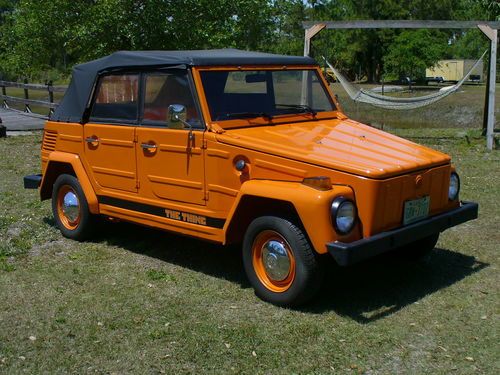 1973 vw thing nice example you can drive anywhere. 107 pictures!