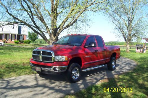 2004 dodge ram 3500, 4x4, automatic, single rear wheel, slt, 5.9 cummins diesel