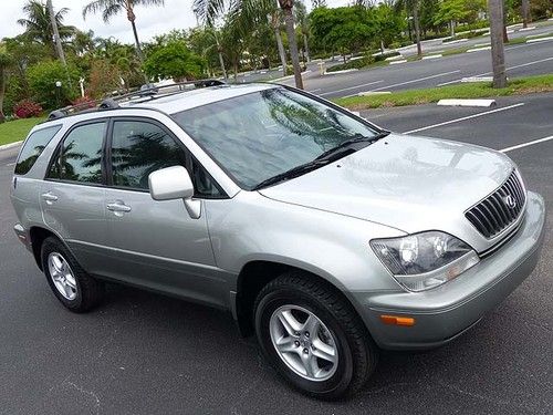 Impressive 2000 rx300 2wd - premium pkg, moonroof, cd chgr - florida car, 76k mi