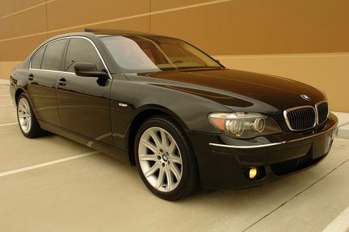 06 bmw 750i 1owner soft closing luxury seating power rear shades heated seats !