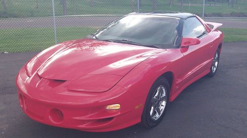 2000 pontiac firebird trans am coupe 2-door ttops 69k miles leather auto clean