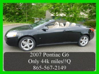 2007 pontiac g6 gt convertible, heated seats, leather 44k miles, automatic