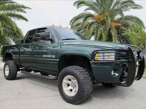 1999 dodge ram 1500 sport extended cab pickup 4wd 5.2l leather power