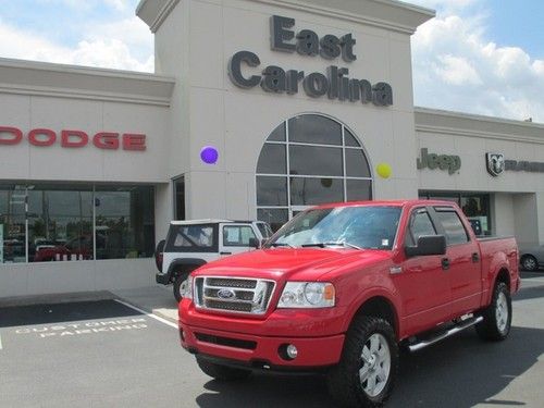 2007 ford f150 4wd 4x4 crew cab 5.4 v8 leather nitto mud tires 60k miles