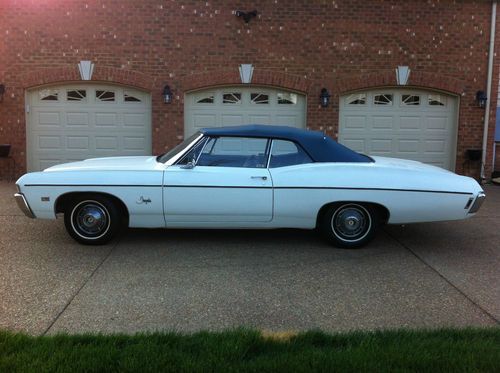 1968 chevrolet impala base convertible 2-door 4.1l