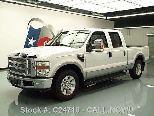 2008 ford f-250 lariat crew turbo diesel leather 21k mi texas direct auto