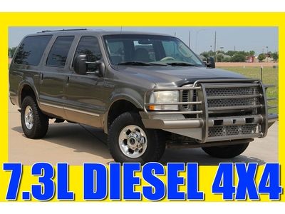 2003 excursion limited 7.3l diesel 4x4,clean tx title