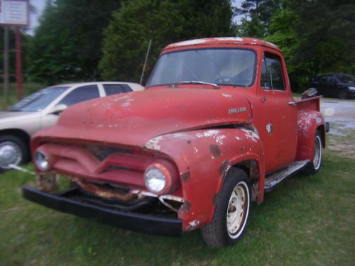 1955 1956 ford f100 trucks no reserve both