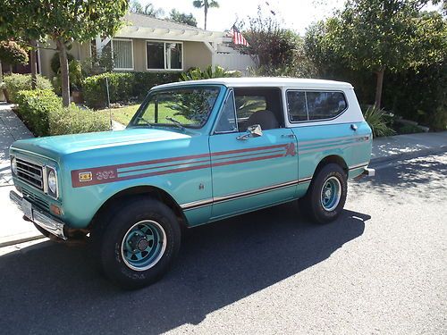 Restored suv 4 wheel drive classic scout