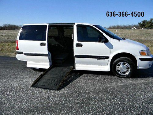 Chevy venture wheelchair handicap para transit mini van 1-owner braun ameri van