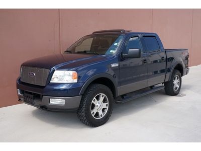 04 ford f150 fx4 crew cab 4x4 2 owner texan rust free truck carfax certified!!!!