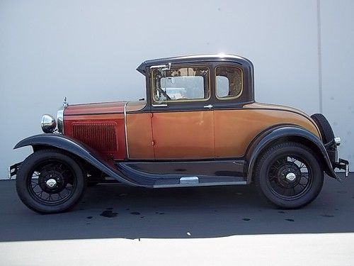 Barn find 1931 ford model a coupe original california rust free car