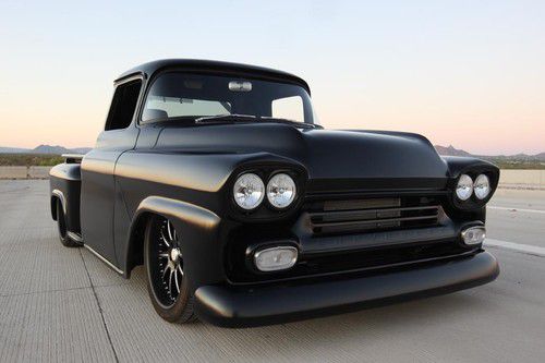 1958 chevy apache truck gm perf 572 fuel injected full custom fesler built