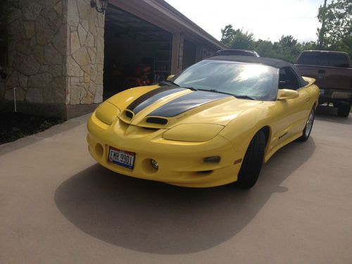 2001 trans am ram-air convertable