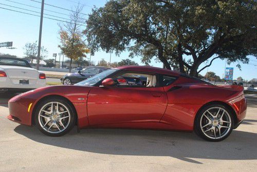 2011 lotus evora coupe 2+2-one owner-canyon red-nice!!